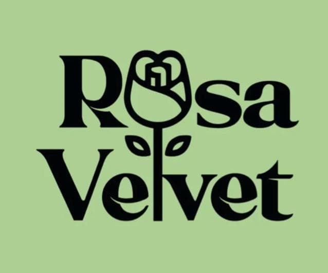 Logo de Rosa Velvet, florería